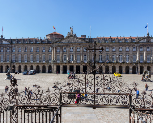 Pazo de Raxoi, Santiago de Compostela, Spanien